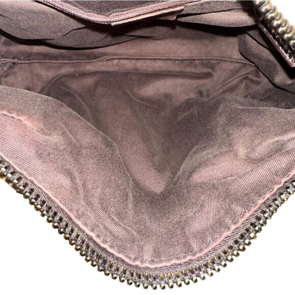 Gucci Vintage Medium GG Web Brown Denim and Leather Shoulder Bag (GGXX150) - Picture 12 of 15